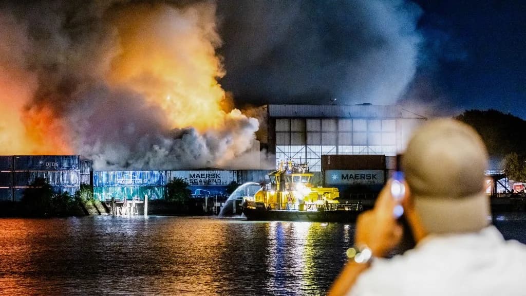 Robbanás történt a rotterdami kikötőben, halálos áldozat is van