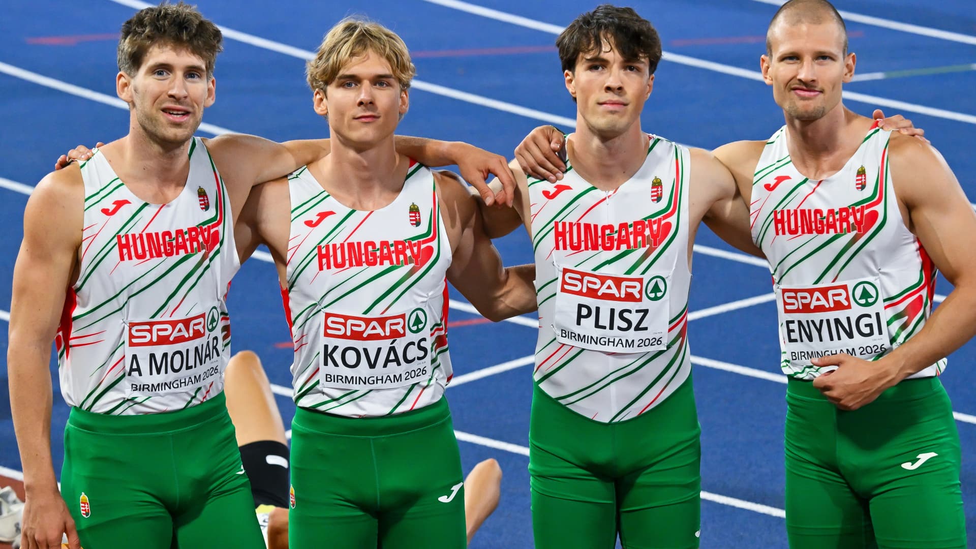 Országos csúccsal először három percen belül a magyar férfi 4x400-as váltó