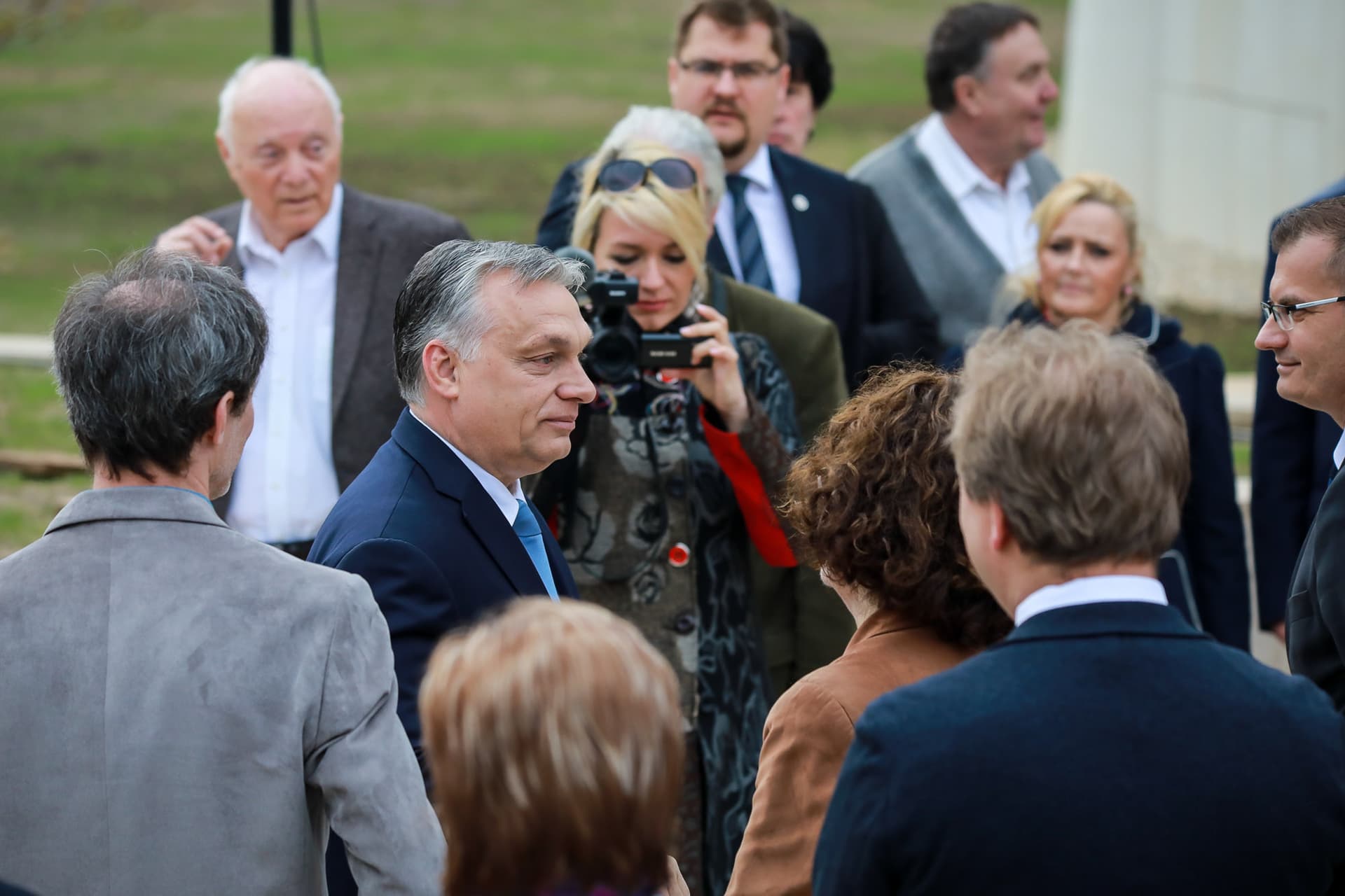 Orbán Viktor a Avicenna Közel-Kelet Kutatások Intézete épületének avatása