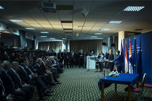 Orbán Viktor a szerb és a magyar kormány ötödik csúcstalálkozóján