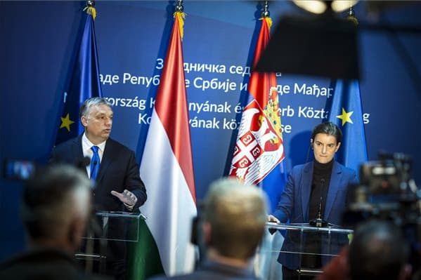 Orbán Viktor a szerb és a magyar kormány ötödik csúcstalálkozóján
