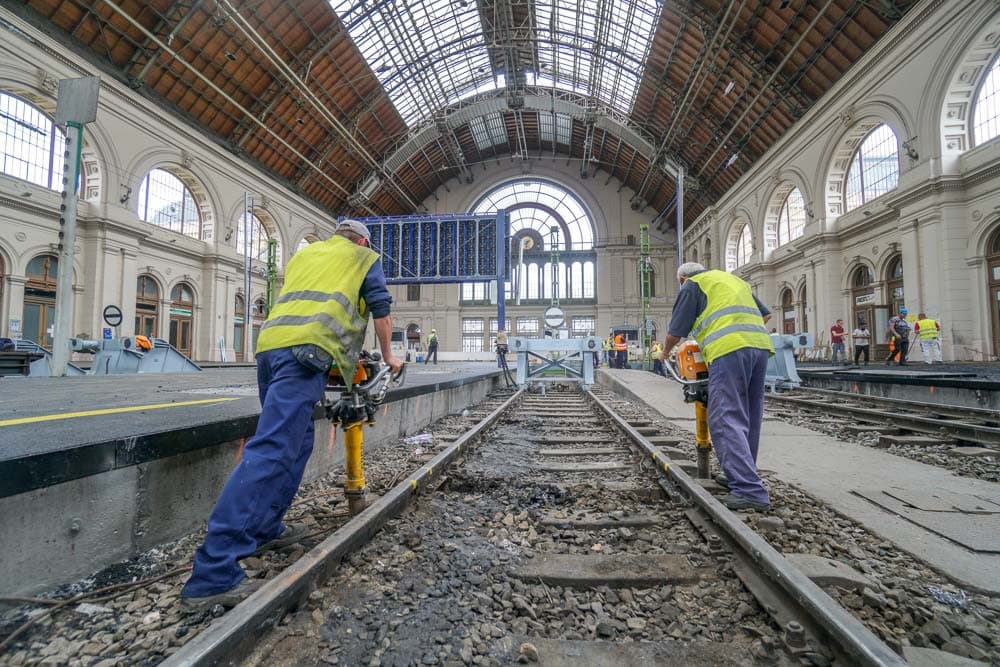 Karbantartási munkálatok a Keleti pályaudvaron