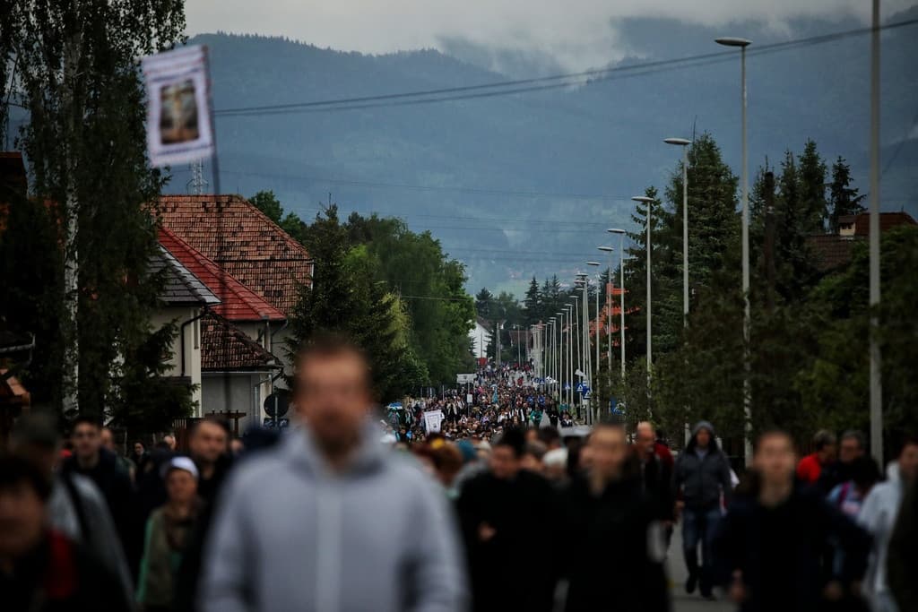 Szombat reggel Csíksomlyó