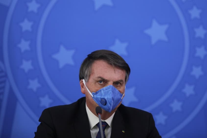 Koronavírusos a brazil elnök
