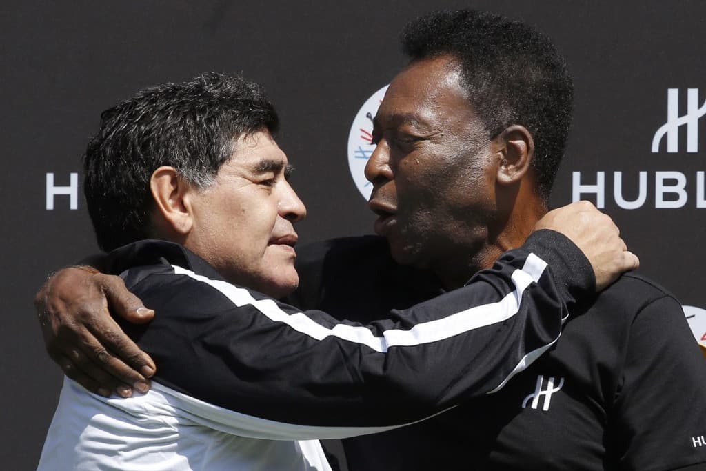 Pelé búcsúlevelet írt Diego Maradonához