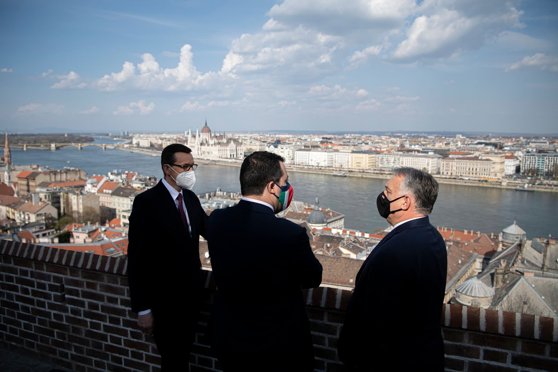 Orbán Viktor, Matteo Salvini, Mateusz Morawiecki
