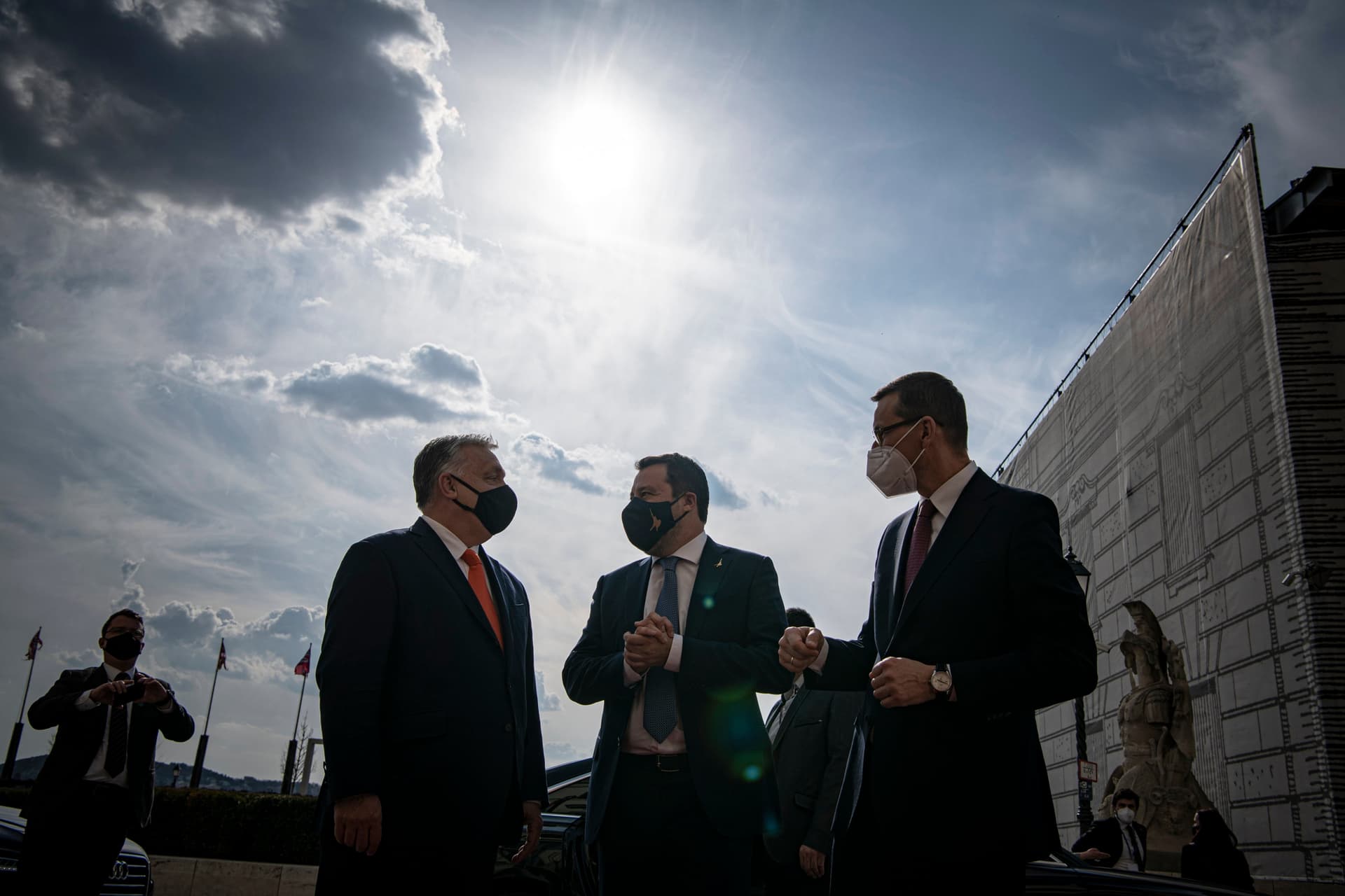 Orbán Viktor, Matteo Salvini, Mateusz Morawiecki