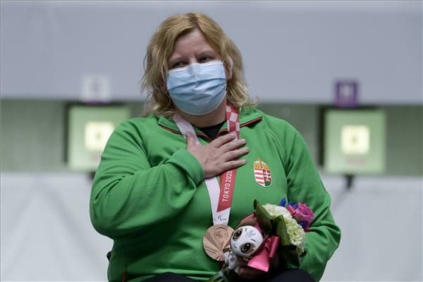 A tokiói paralimpián bronzérmet szerző Dávid Krisztina