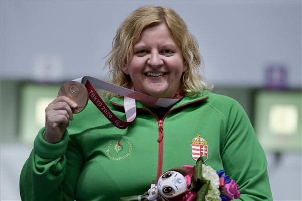 A tokiói paralimpián bronzérmet szerző Dávid Krisztina