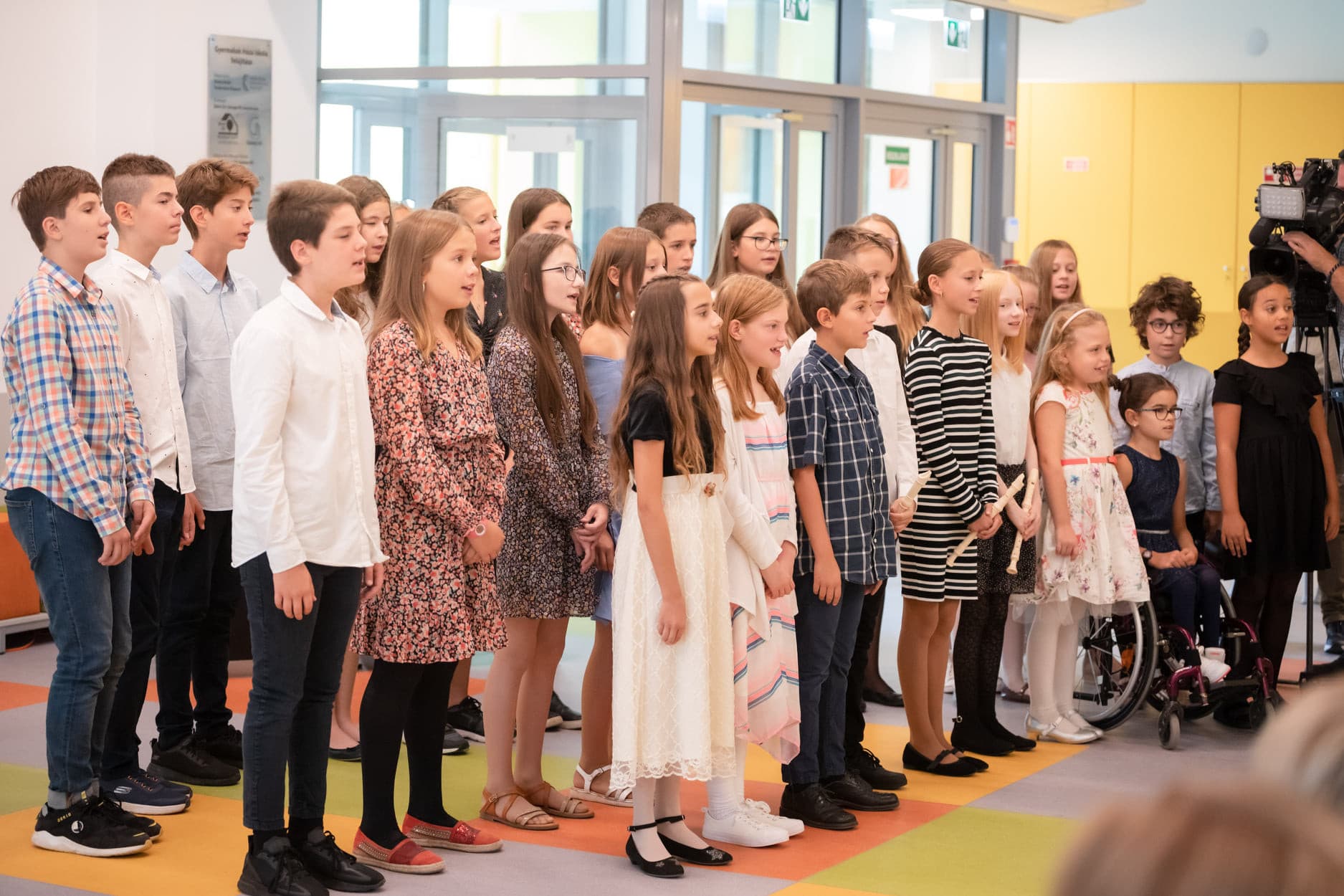 A főváros legújabb iskolájának, a II. kerületi Gyermekek Háza átadó ünnepsége