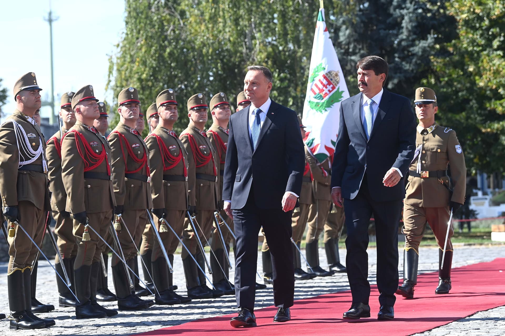 Andrzej Duda lengyel köztársasági elnök Budapesten
