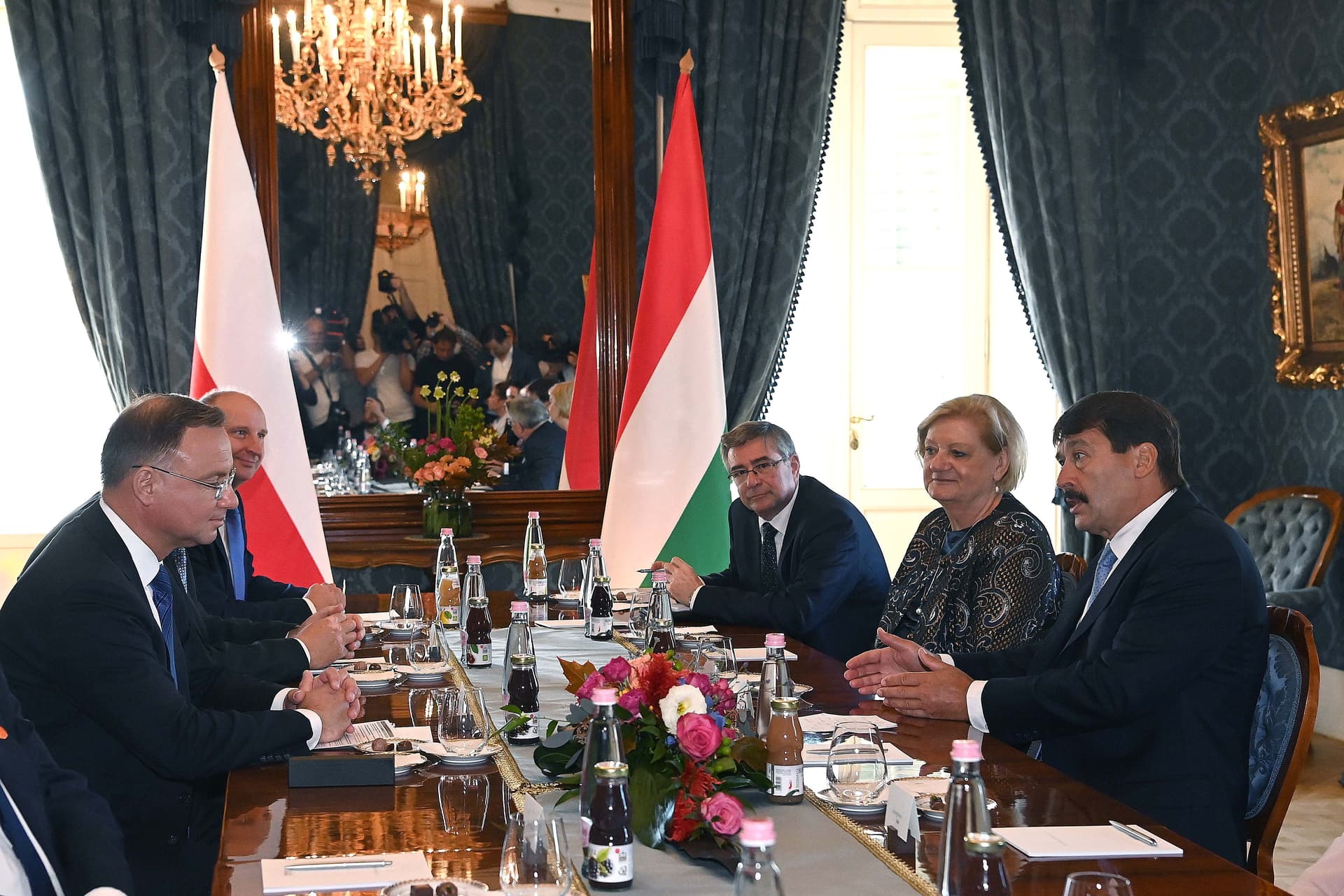 Andrzej Duda lengyel köztársasági elnök Budapesten