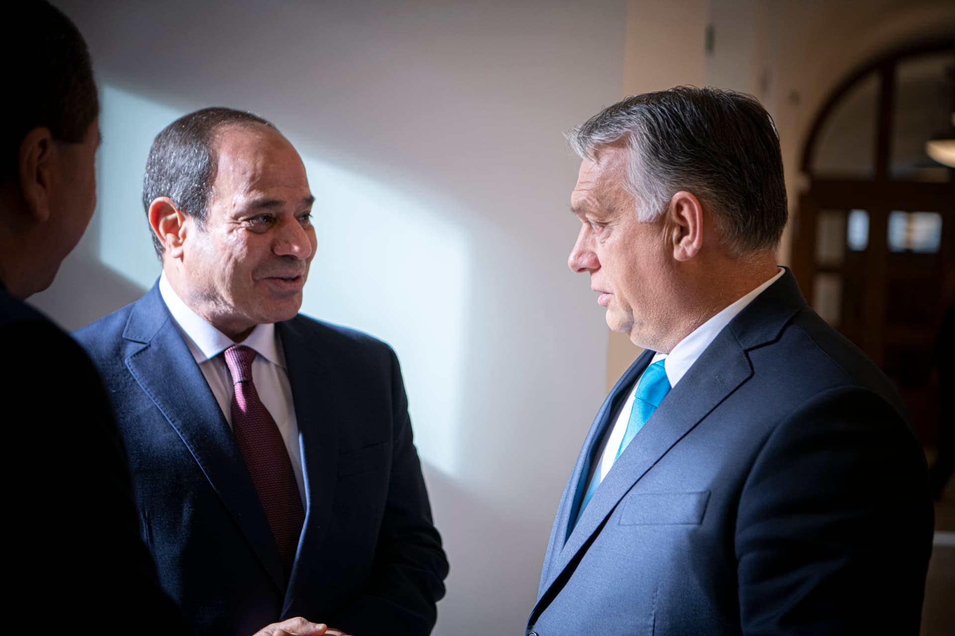 Orbán Viktor fogadta Egyiptom elnökét