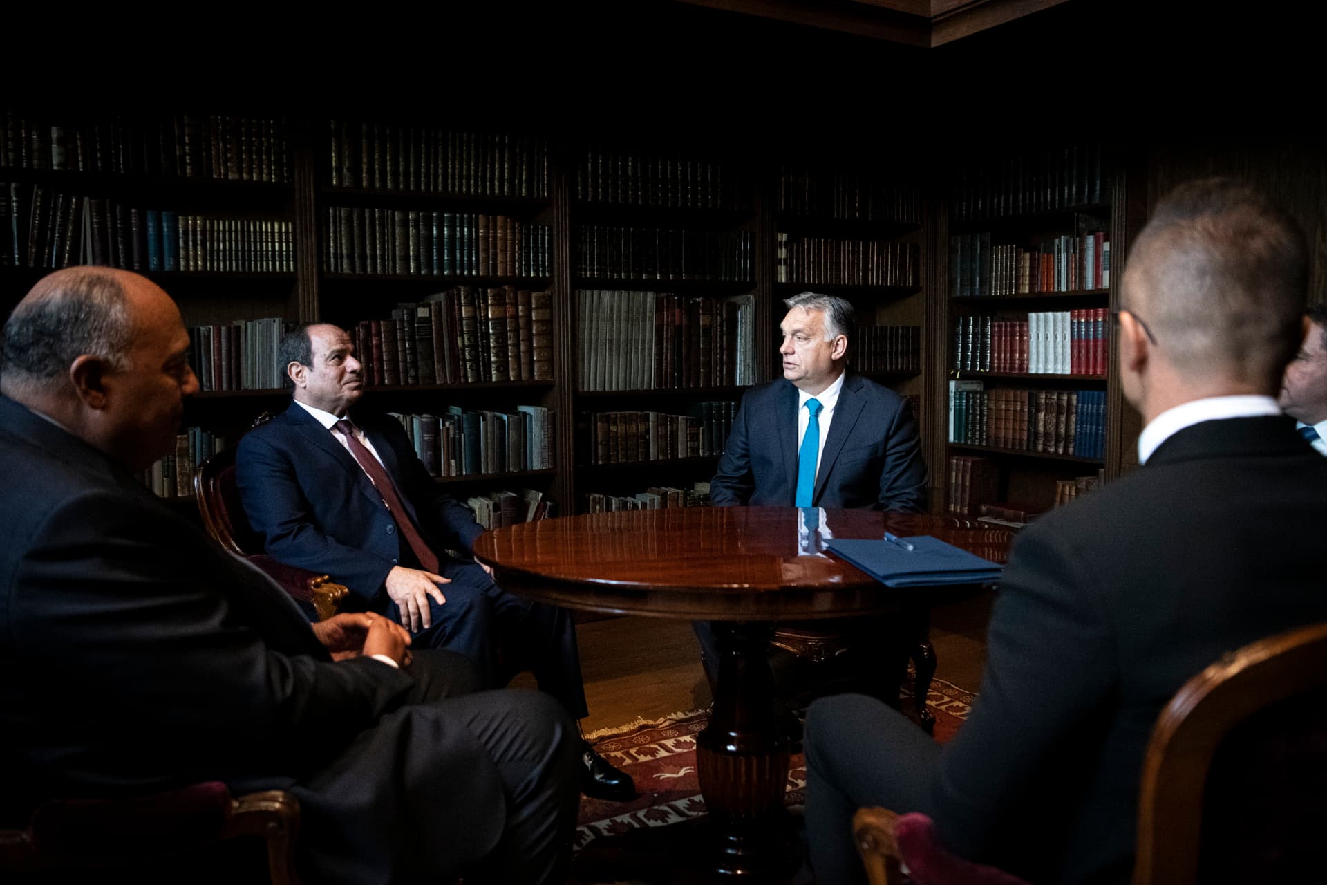 Orbán Viktor fogadta Egyiptom elnökét