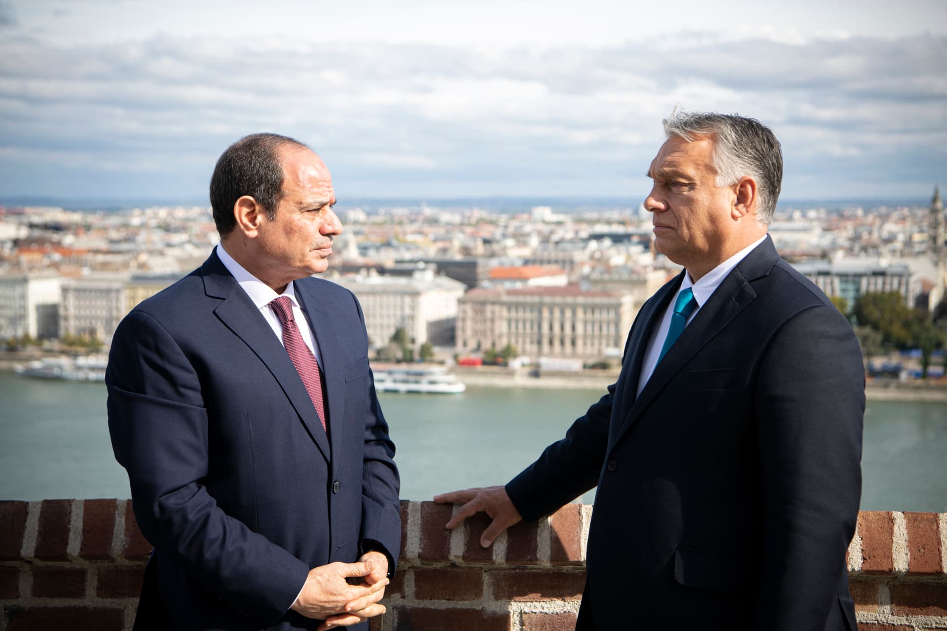 Orbán Viktor fogadta Egyiptom elnökét