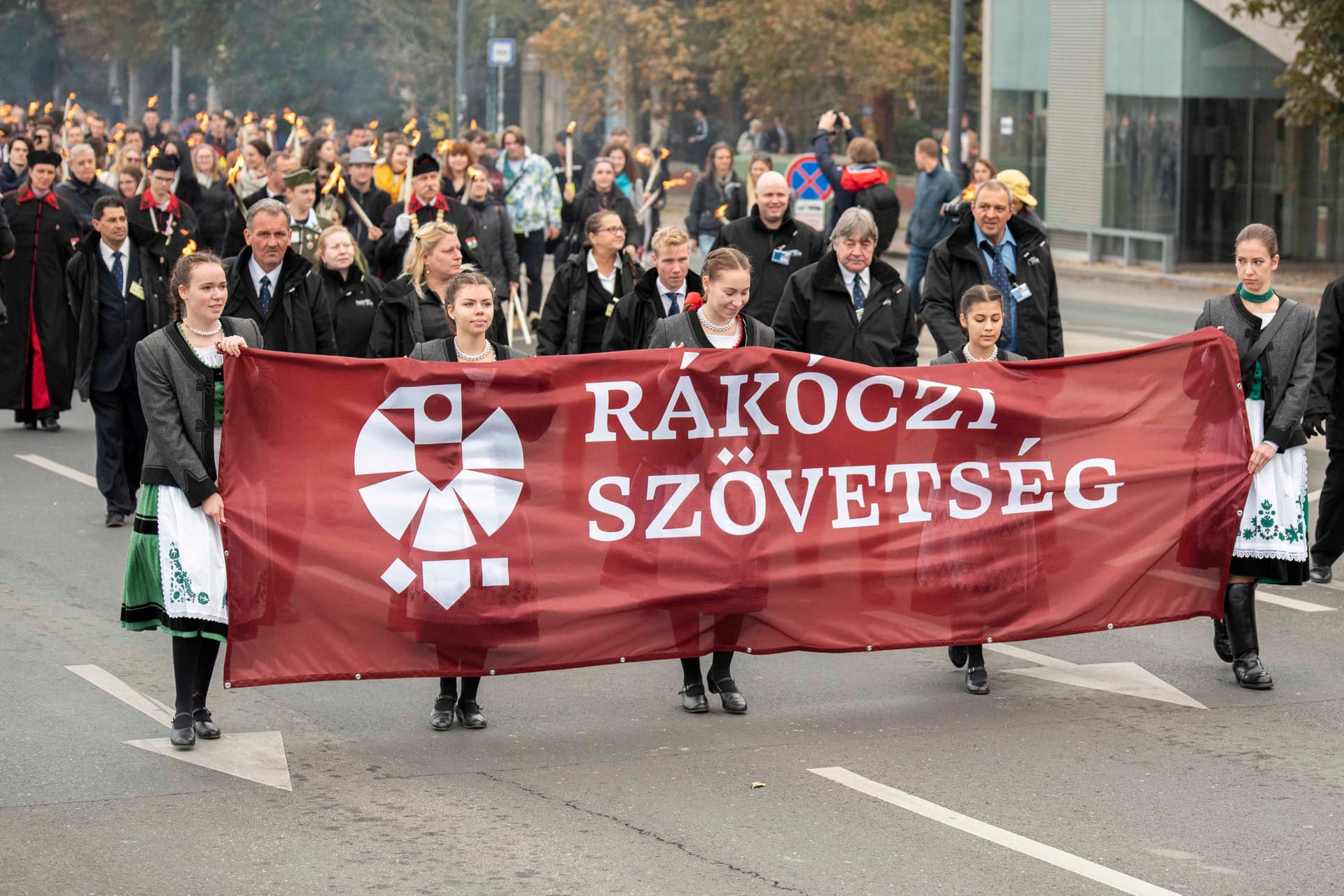 Az 1956-os forradalom és szabadságharc emléknapja alkalmából rendezett megemlékezés Budapesten
