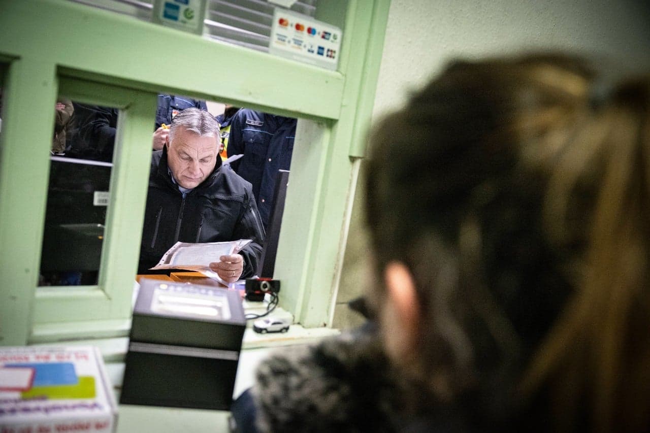 Orbán Viktor határszemlét tartott