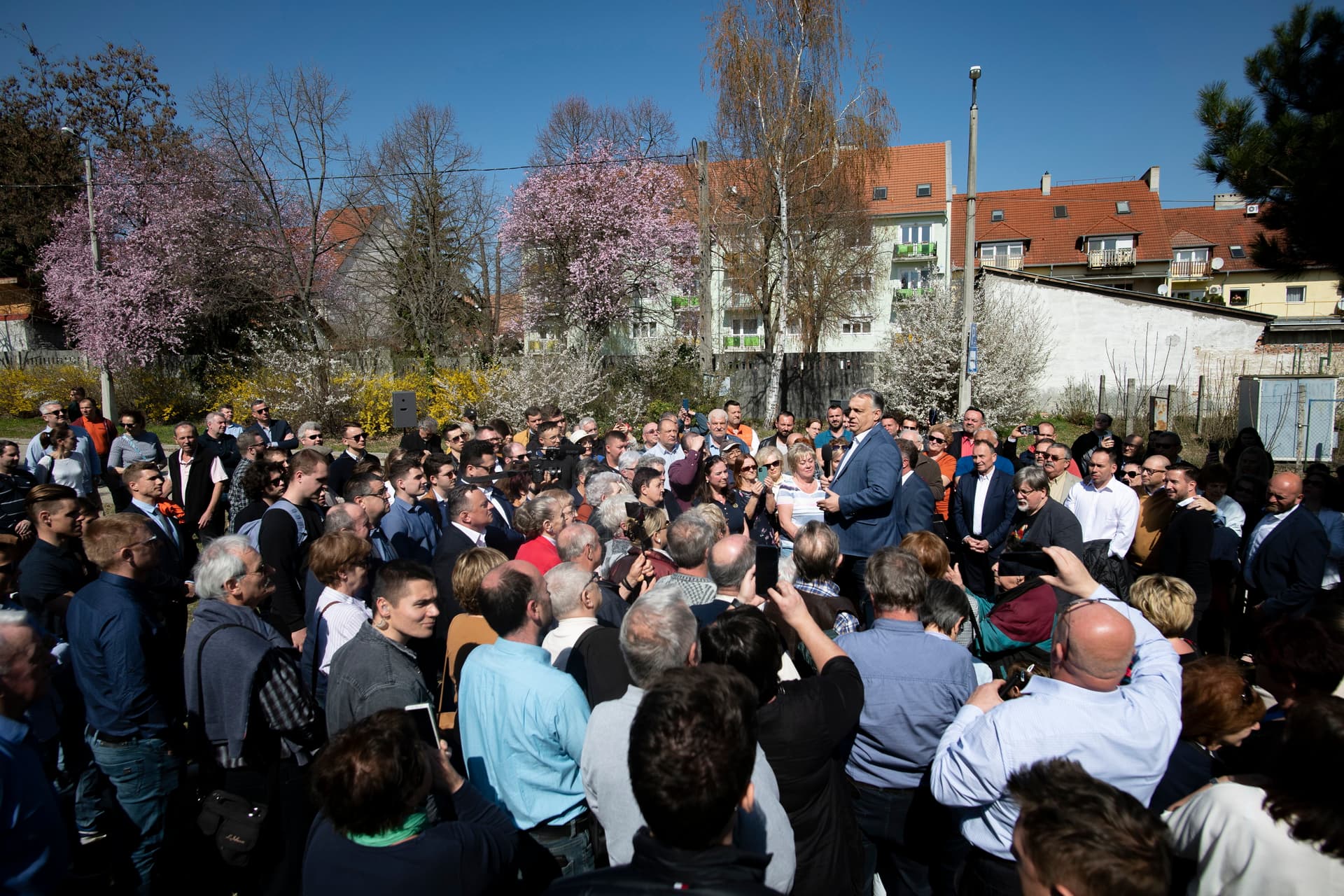 Orbán Győrben 2022.03.