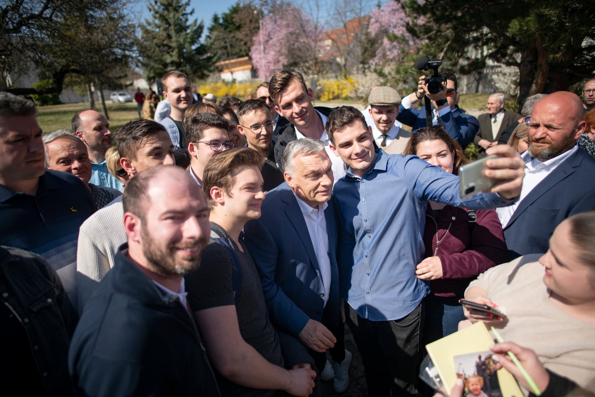 Orbán Győrben 2022.03.