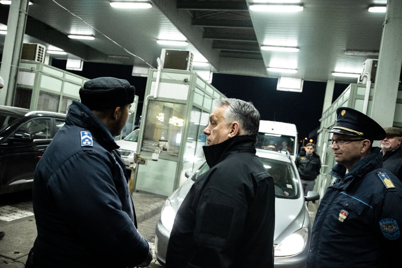 Orbán Viktor határszemlét tartott