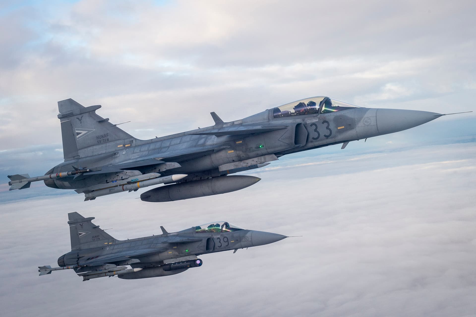 Már hatszor riasztották orosz gépek miatt a magyar Gripeneket a Baltikumban