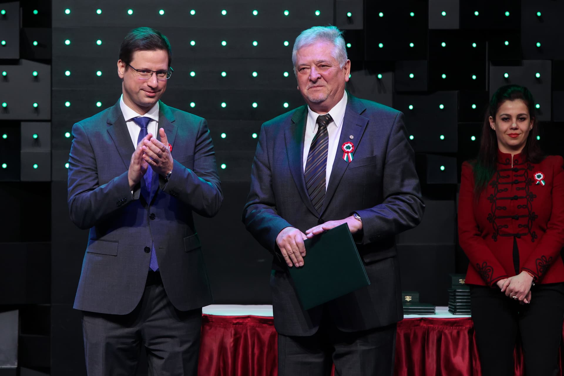 Állami kitüntetések és miniszteri elismerések átadója