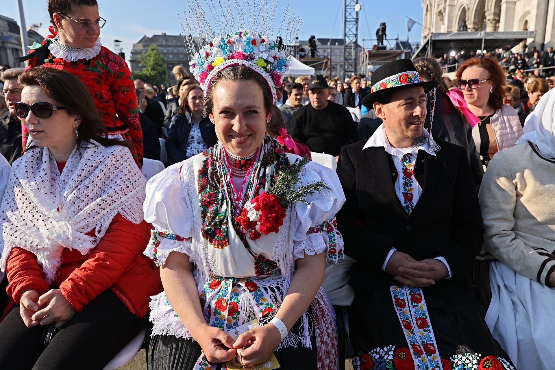 Ferenc pápa a Kossuth téren