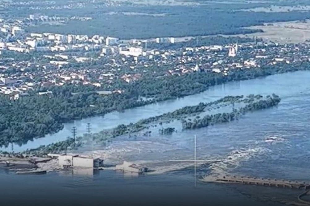 Az ukránok rakéta-sorozatvetővel támadták a Nova Kahovka-gátat