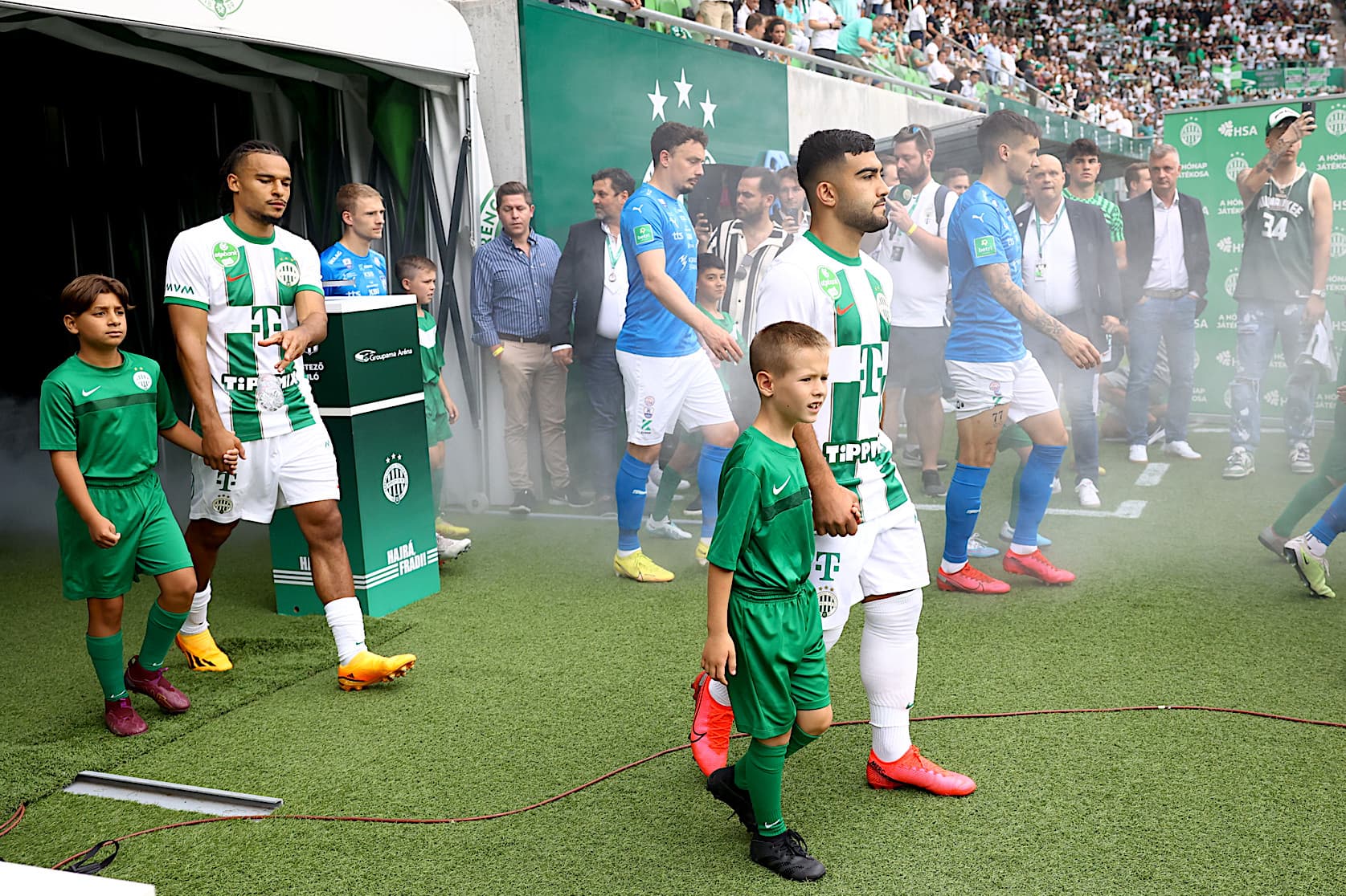 Fradi - KÍ Klaksvík BL mérkőzés