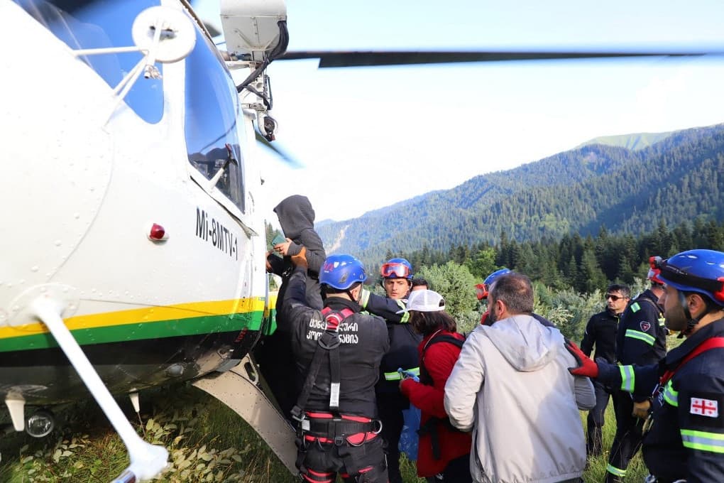 Halálos földcsuszamlás Georgiában + FOTÓK