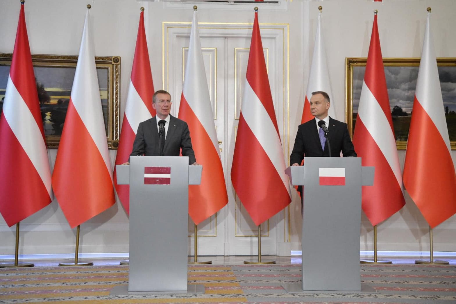 A lett elnök fehérorosz provokációkra figyelmeztet