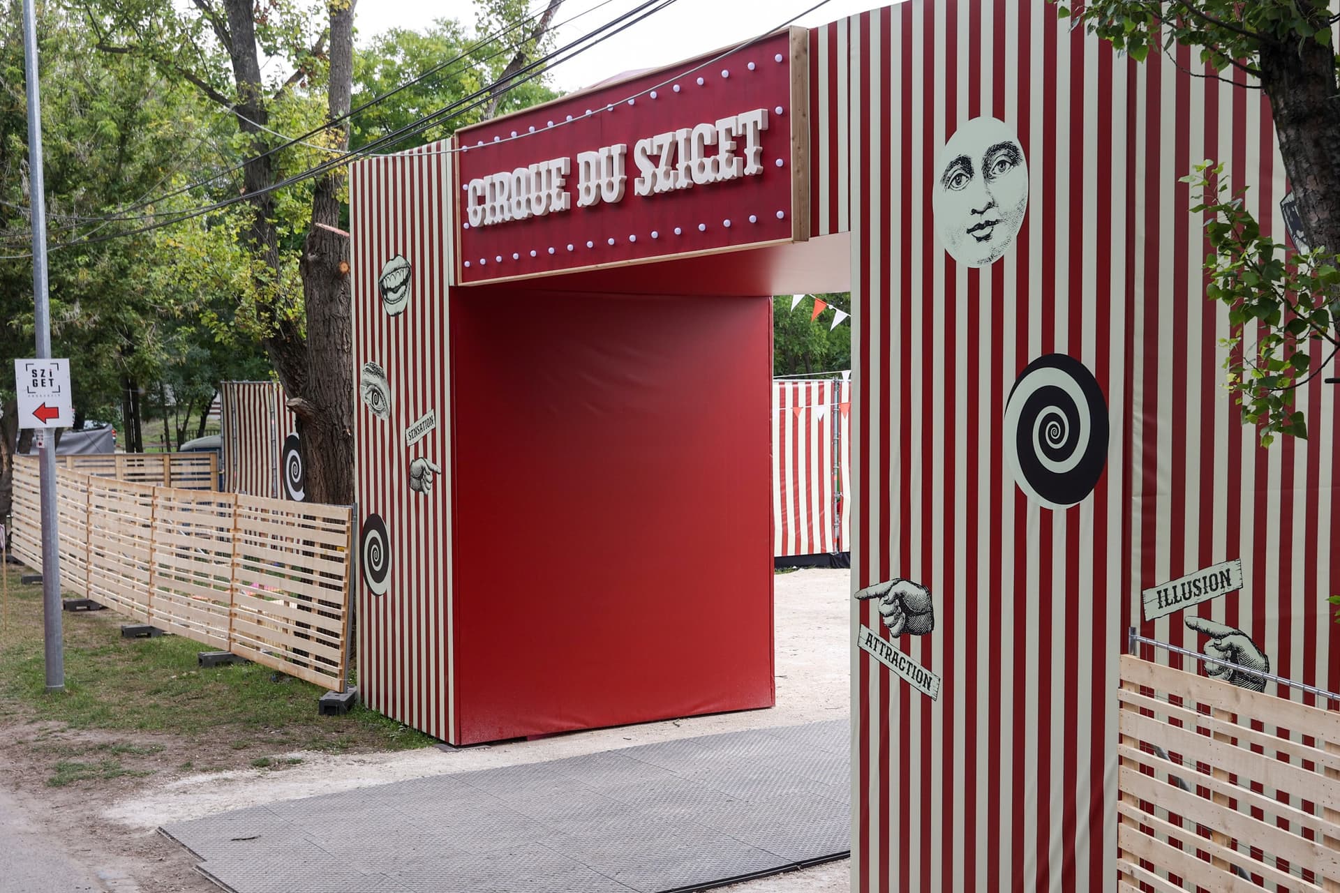 Sziget feszt bejárás