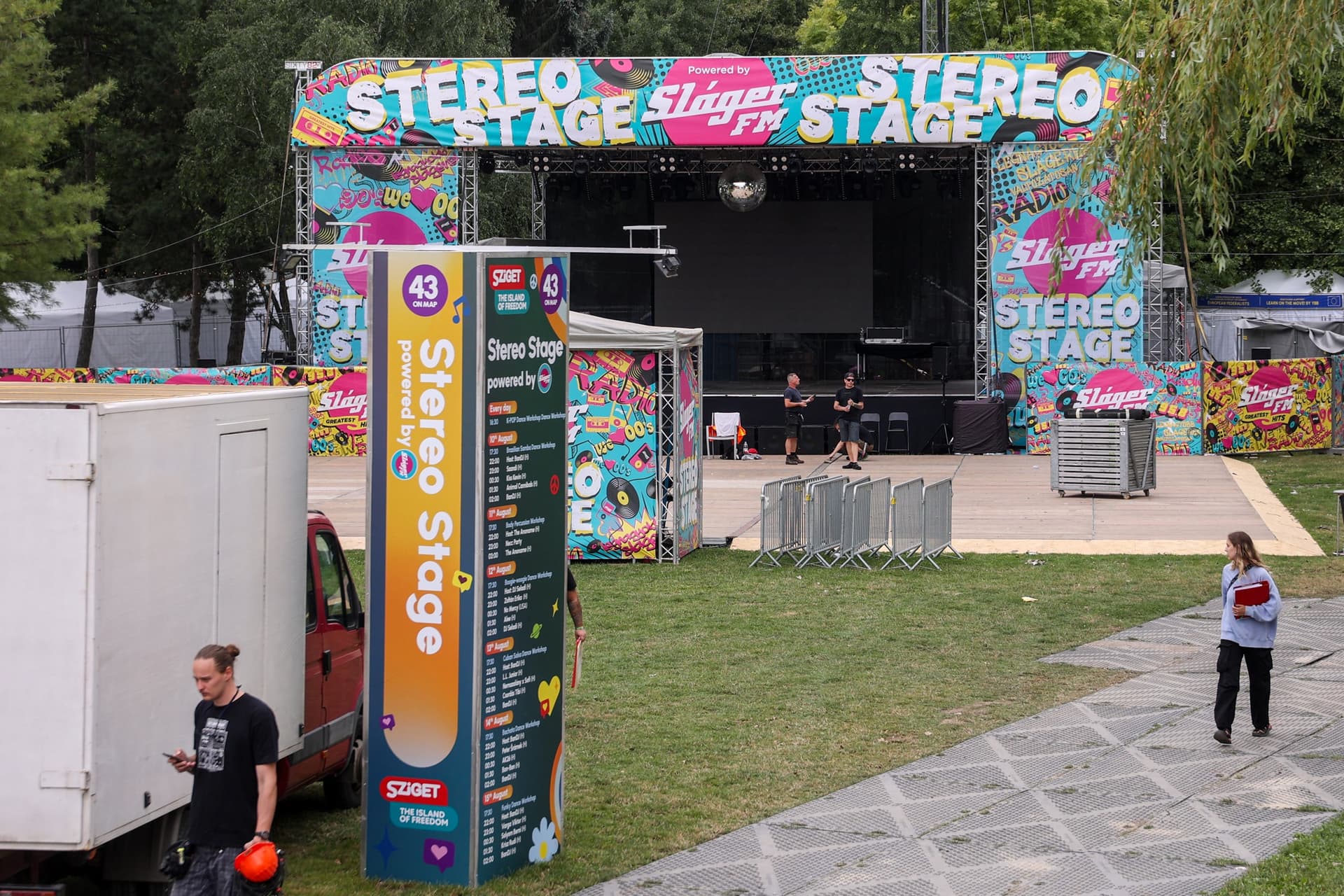Sziget feszt bejárás