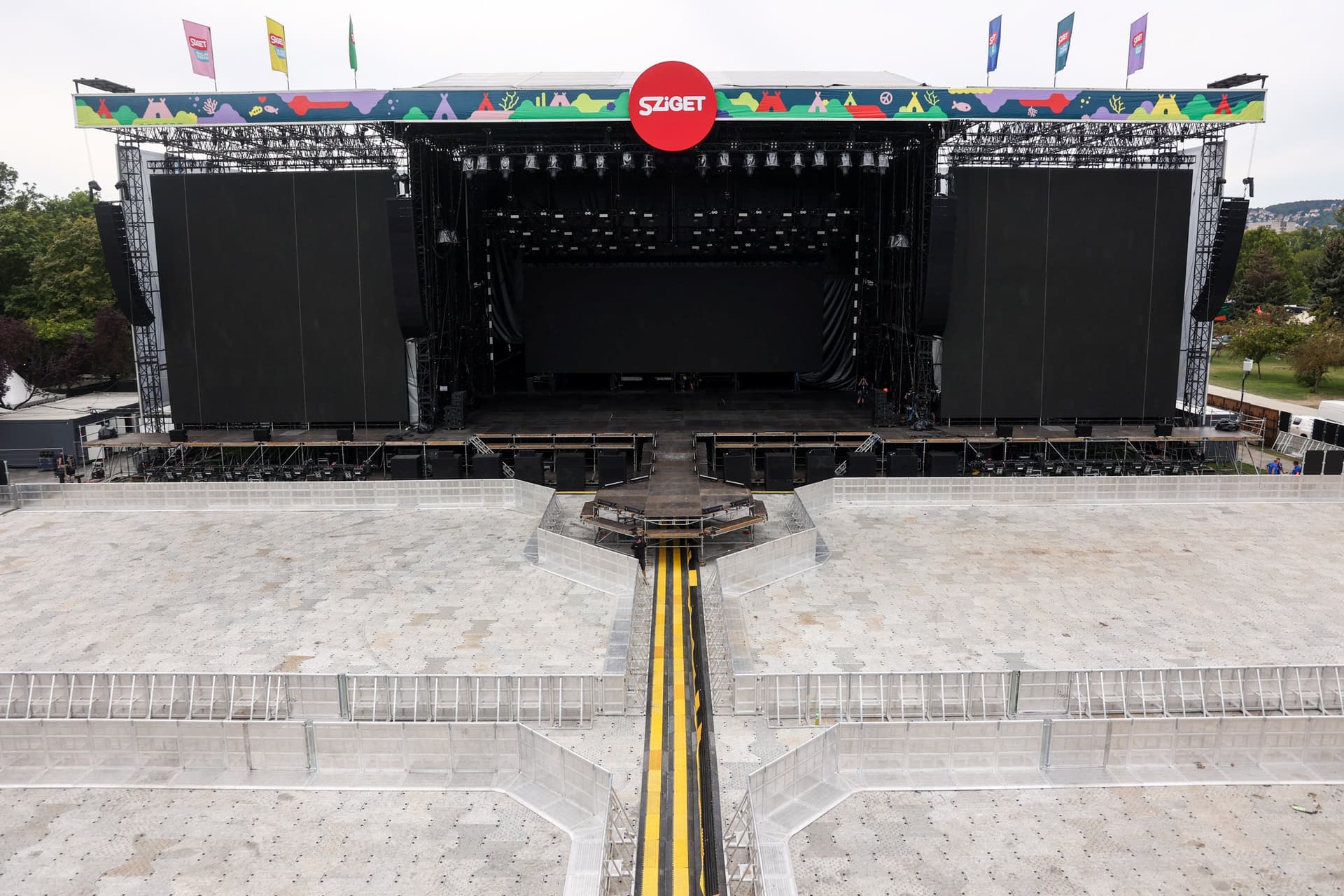 Sziget feszt bejárás
