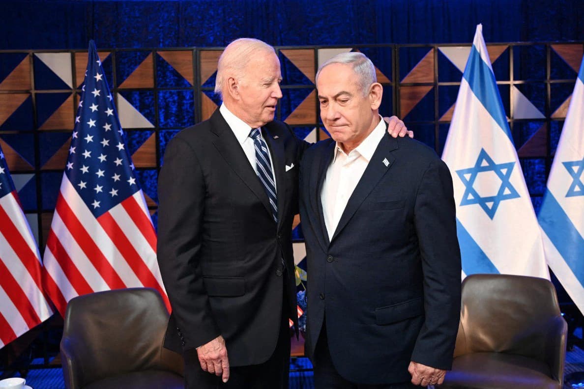 Túszokról és a Gázai övezet segélyezéséről beszélt Biden és Netanjahu