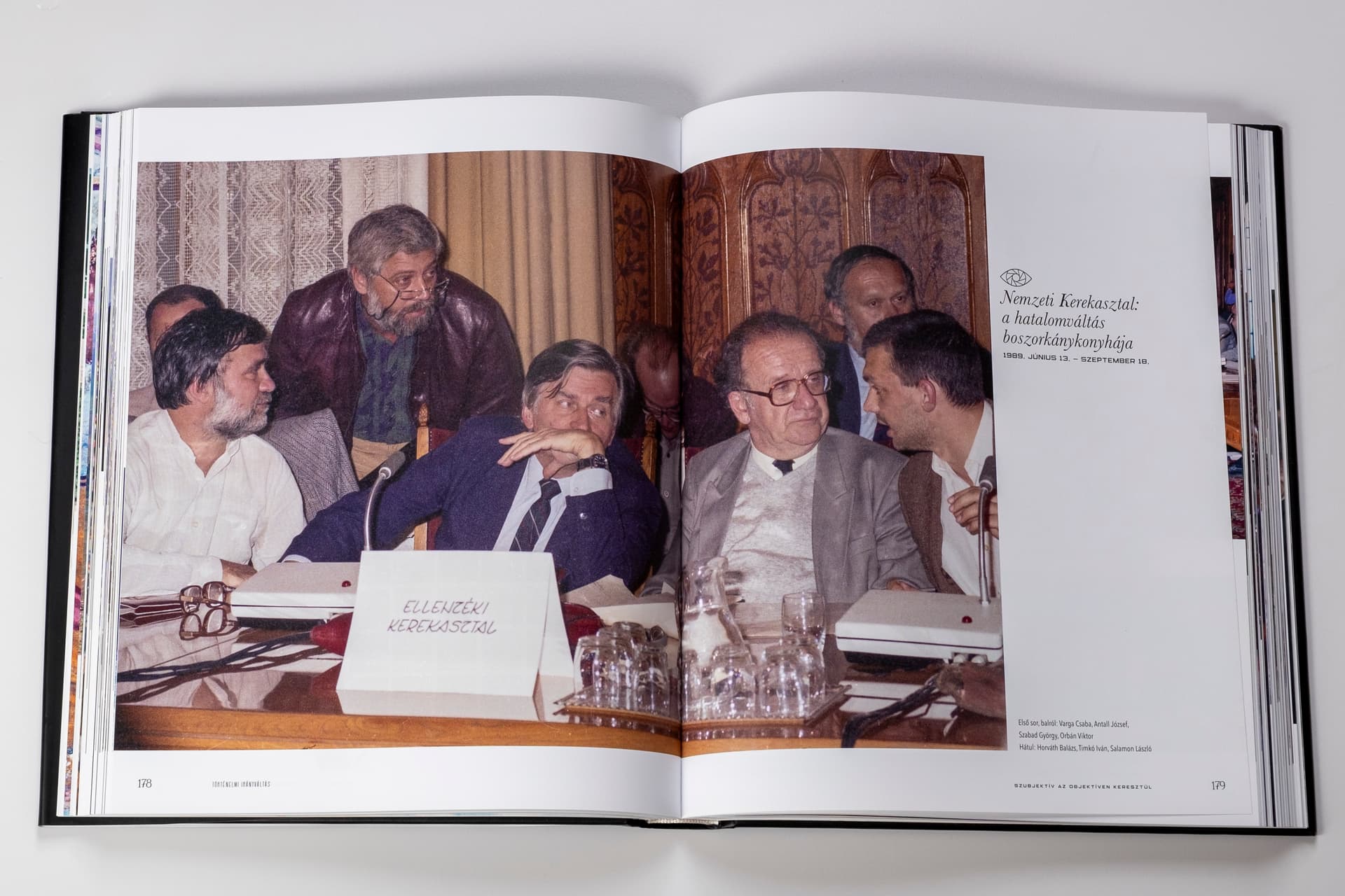 Antall Péter Varga Csaba, Antall József, Szabad György Orbán Viktor nemzeti kerekasztal
