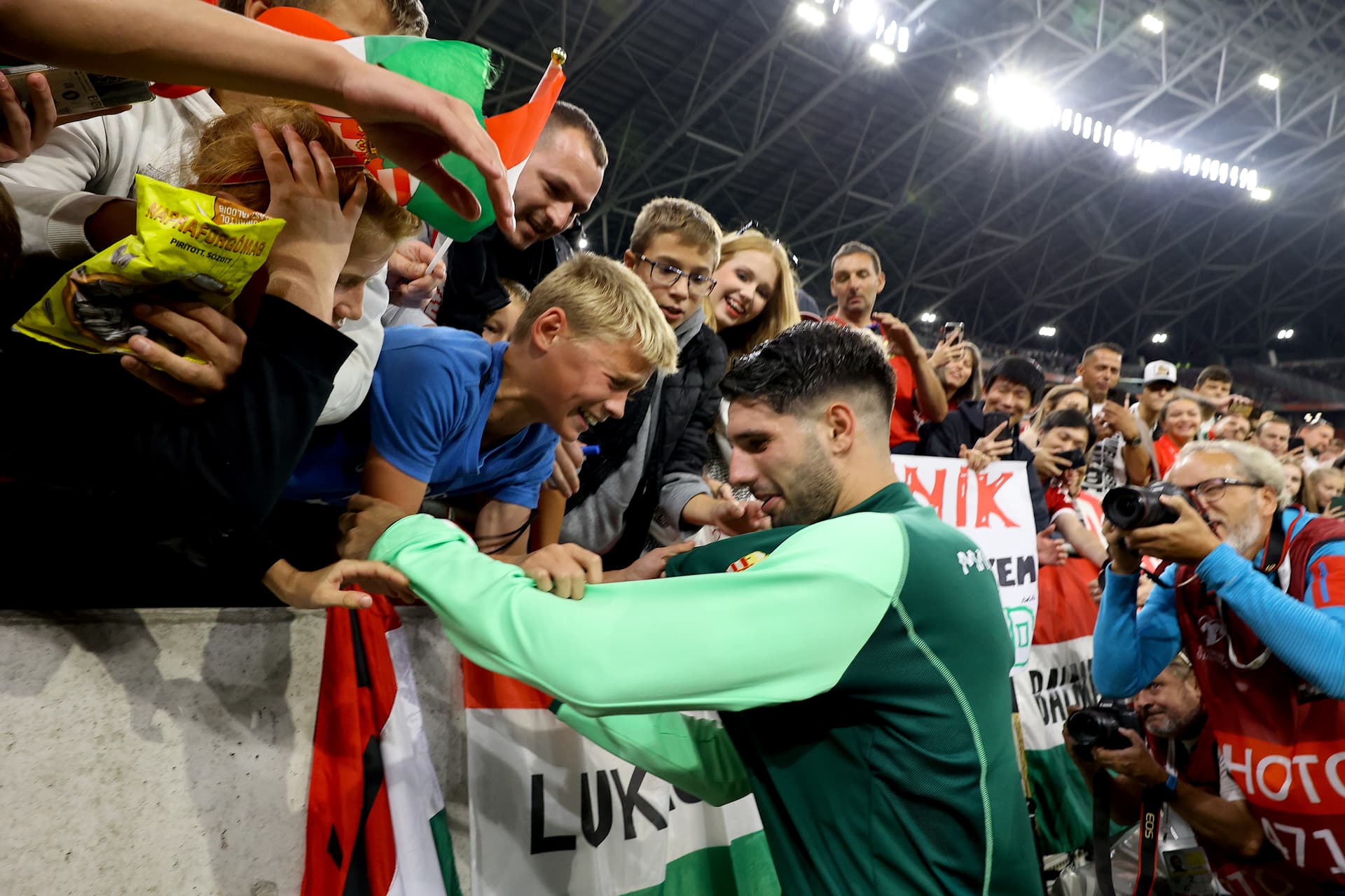 Magyarország-Szerbia Európa Bajnoki selejtező Puskás Aréna 2023 október 14. Szoboszlai Dominik