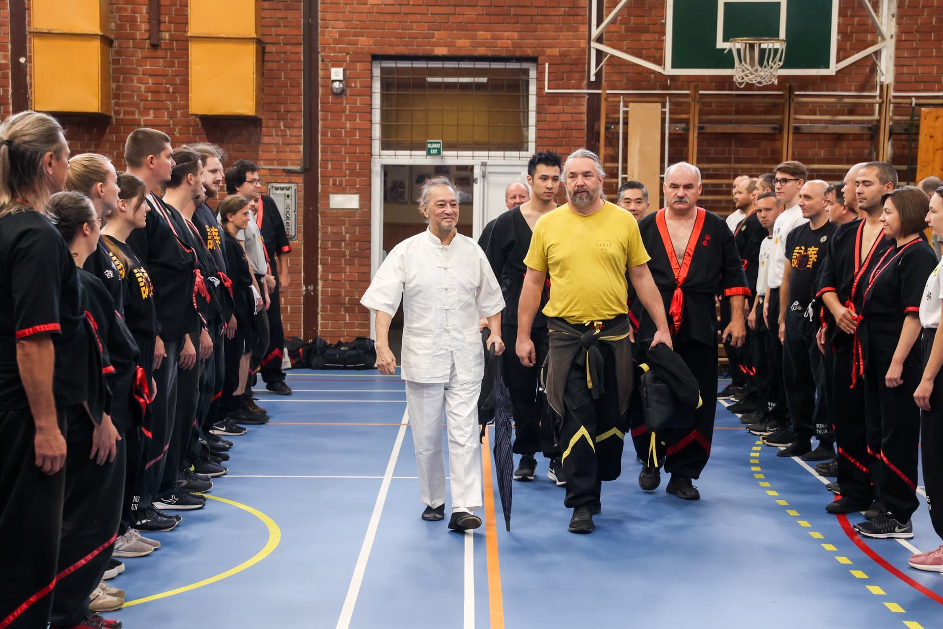 Simicskó István, a KDNP frakcióvezetője Leung Ting, a Wing Tsun kungfu irányzat nagymestere