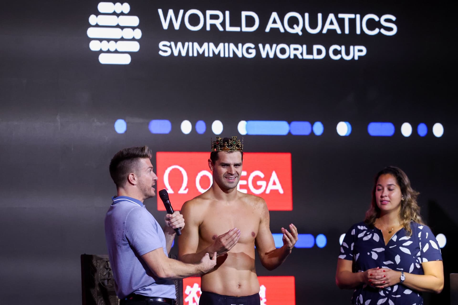 Andrew Michael - World Aquatics Swimming World Cup Budapest - Úszó Világ Kupa Budapest - 50 méter hátúszás