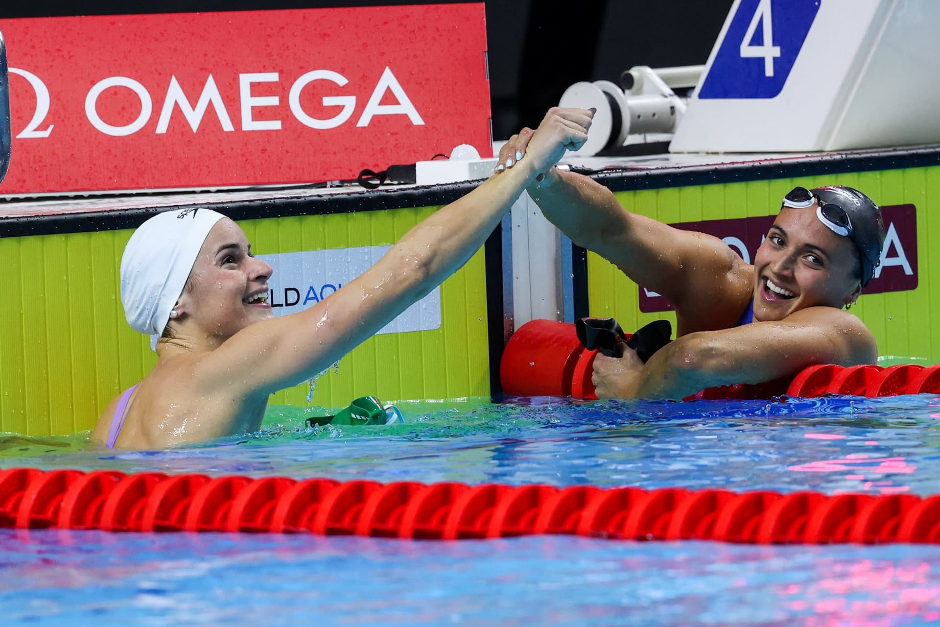 McKeown Kaylee, Masse Kylie - World Aquatics Swimming World Cup Budapest - Úszó Világ Kupa Budapest - 100 méter női hátúszás