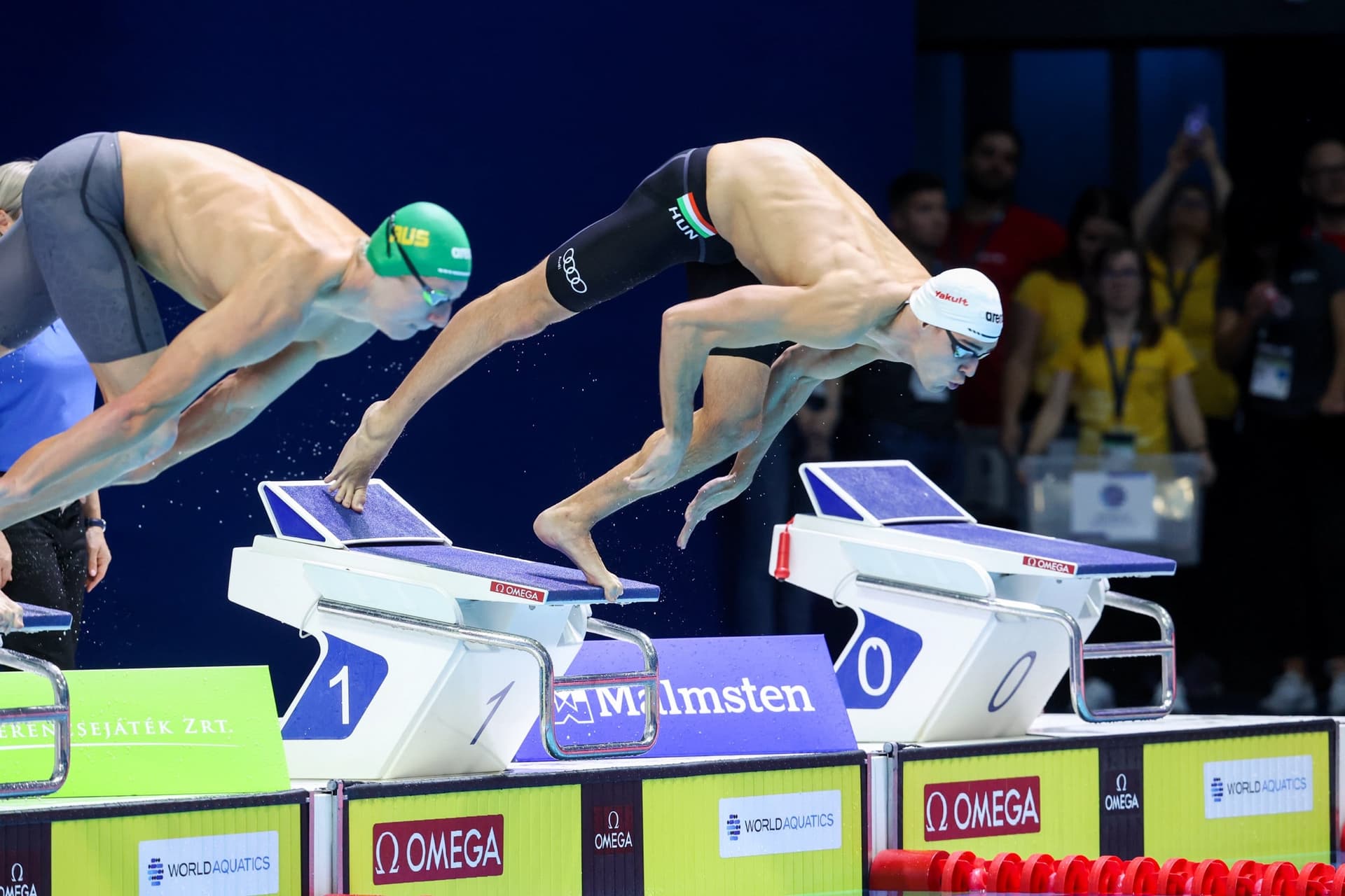 Giuliani Maximillian, Németh Nándor - World Aquatics Swimming World Cup Budapest - Úszó Világ Kupa Budapest - 100 méter férfi gyors úszás