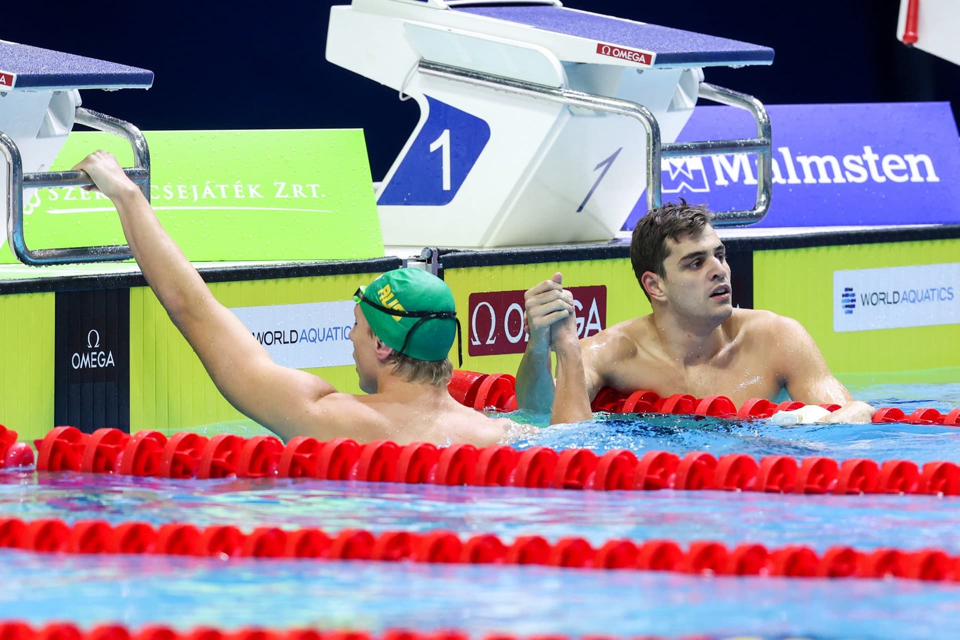 Giuliani Maximillian, Németh Nándor - World Aquatics Swimming World Cup Budapest - Úszó Világ Kupa Budapest - 100 méter férfi gyors úszás