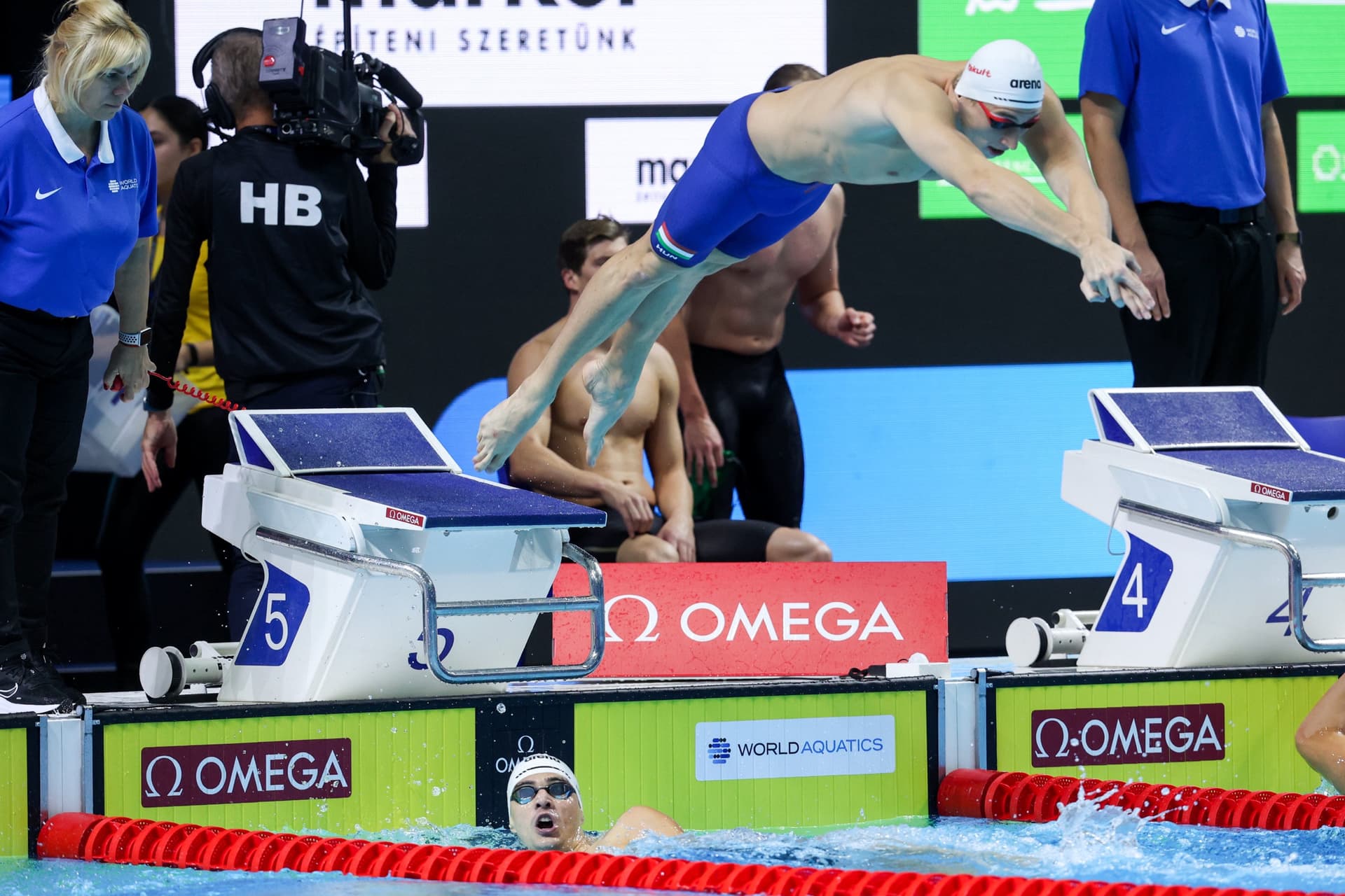 Németh Nándor, Márton Richard - World Aquatics Swimming World Cup Budapest - Úszó Világ Kupa Budapest - 4x200 méter gyorsúszás váltó
