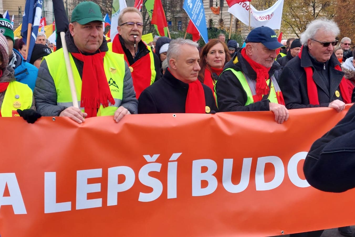 prága tüntetés cseh