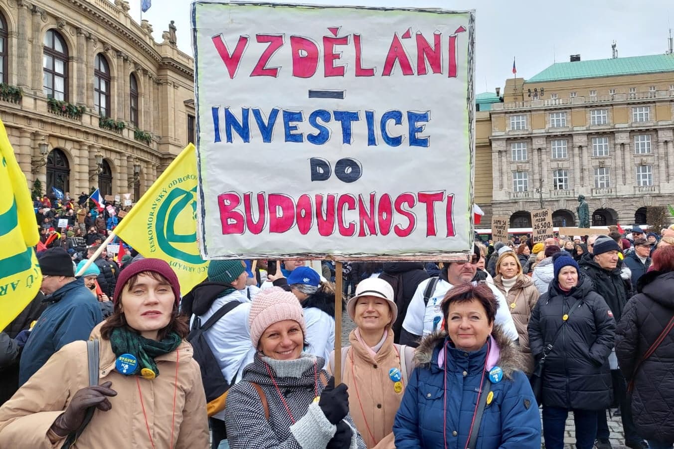 prága tüntetés cseh