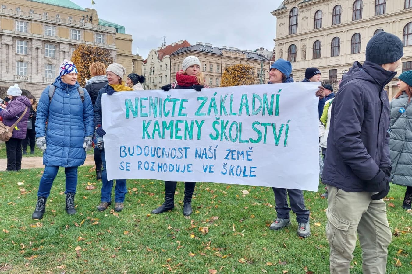 prága tüntetés cseh