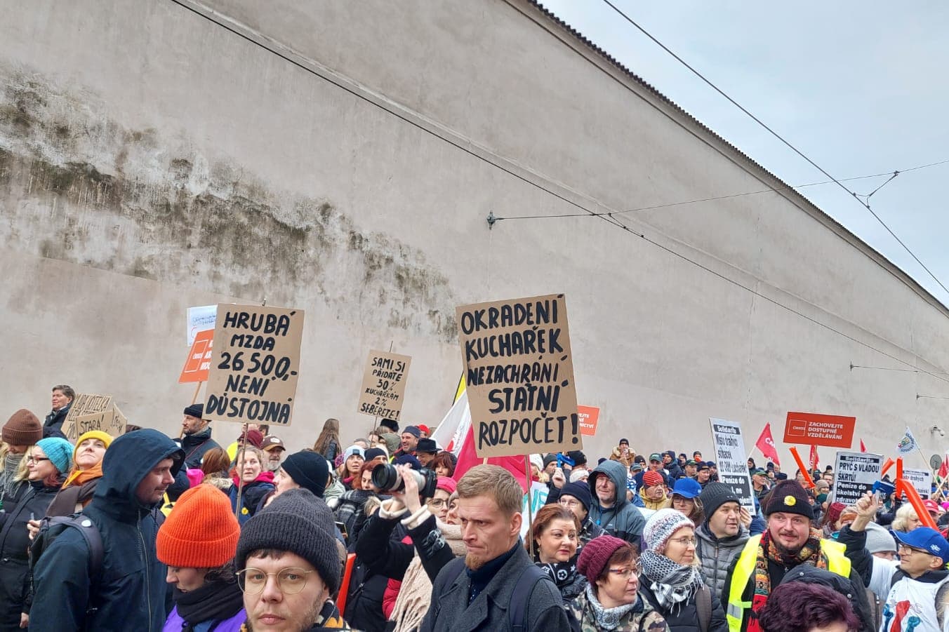 prága tüntetés