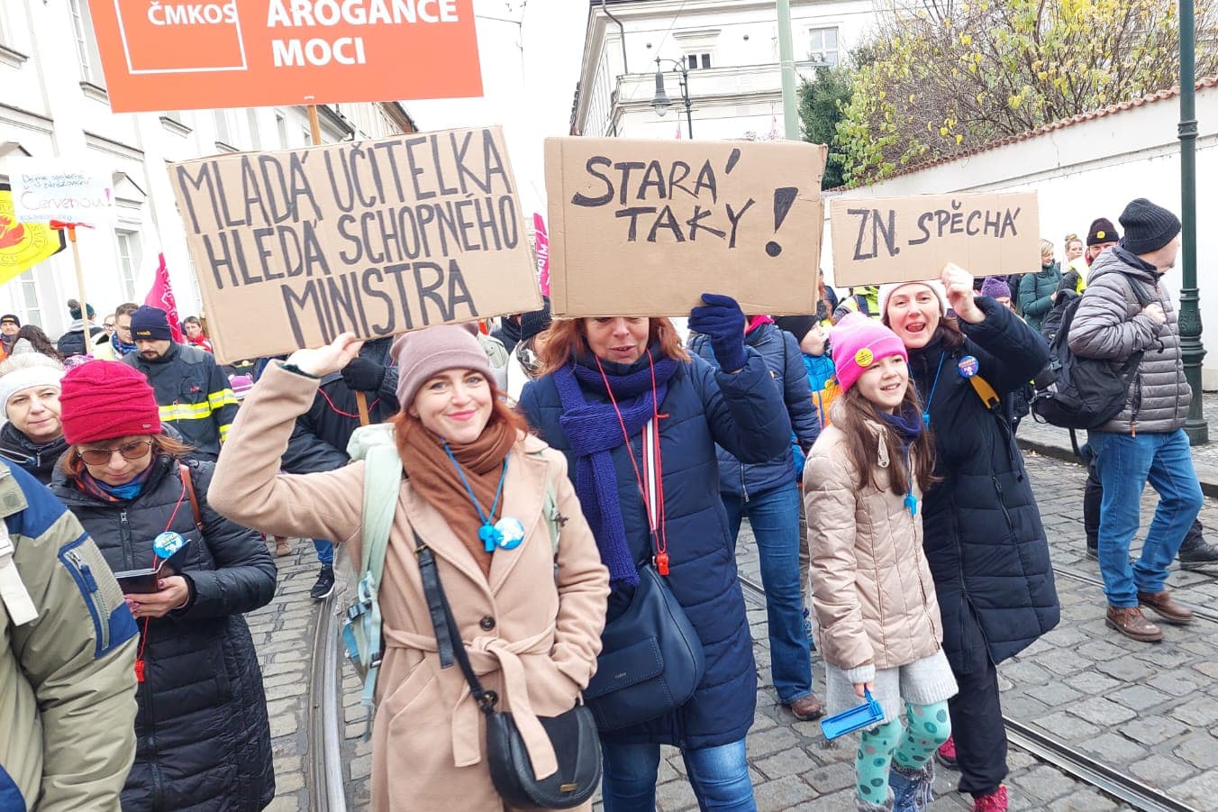 prága tüntetés cseh