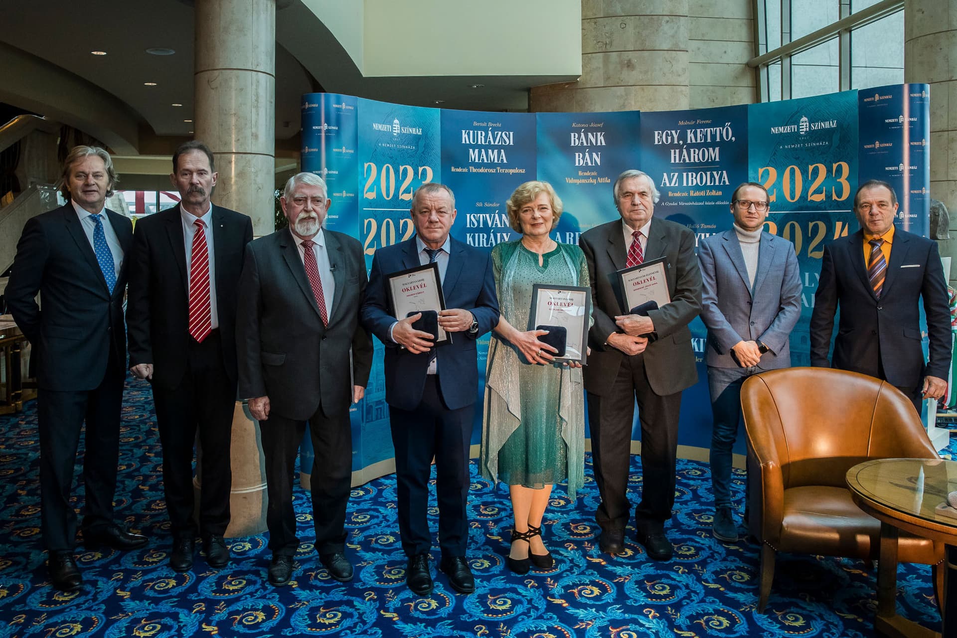Rátóti Zoltán, Szamosvölgyi Péter, Kásler Miklós, Hauber károly, Széplaki Erzsébet, Adamik Tamás, Demeter Szilárd és Balázs Géza