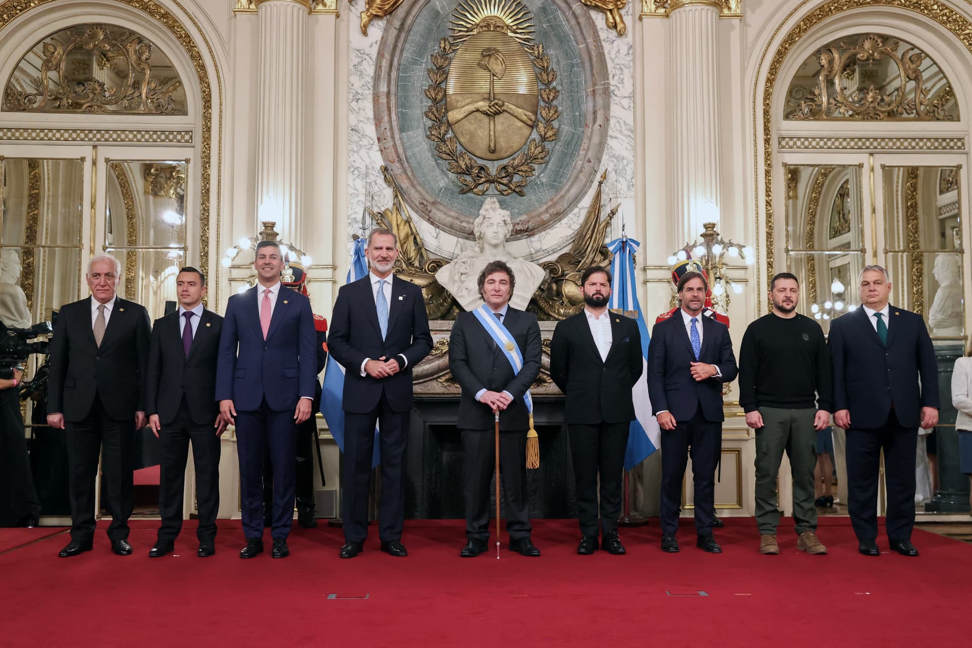 Beiktatták hivatalába Javier Milei argentin elnököt